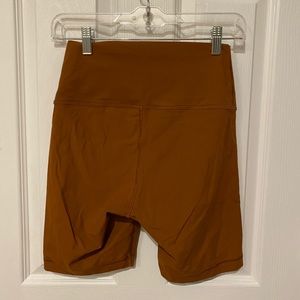 Burnt Orange Bike Short